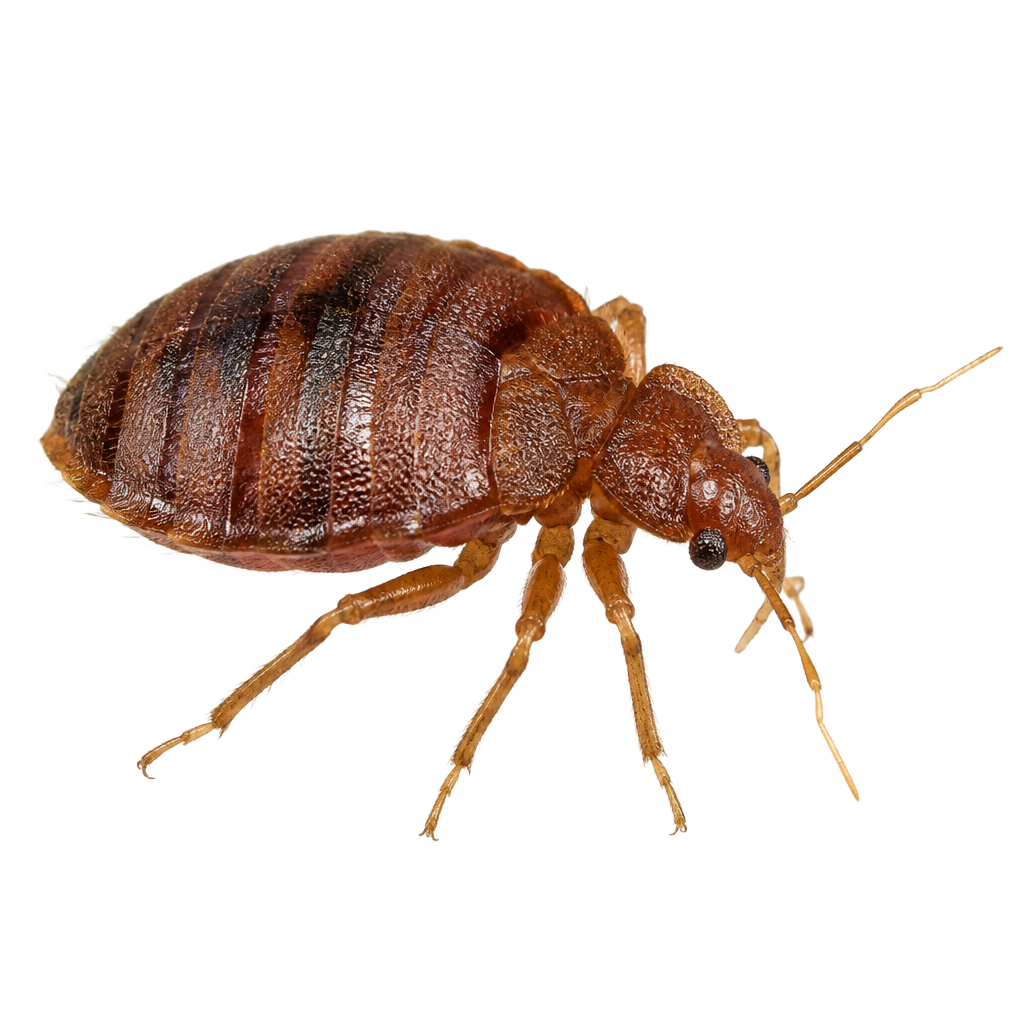 Close-up photo of a bed bug