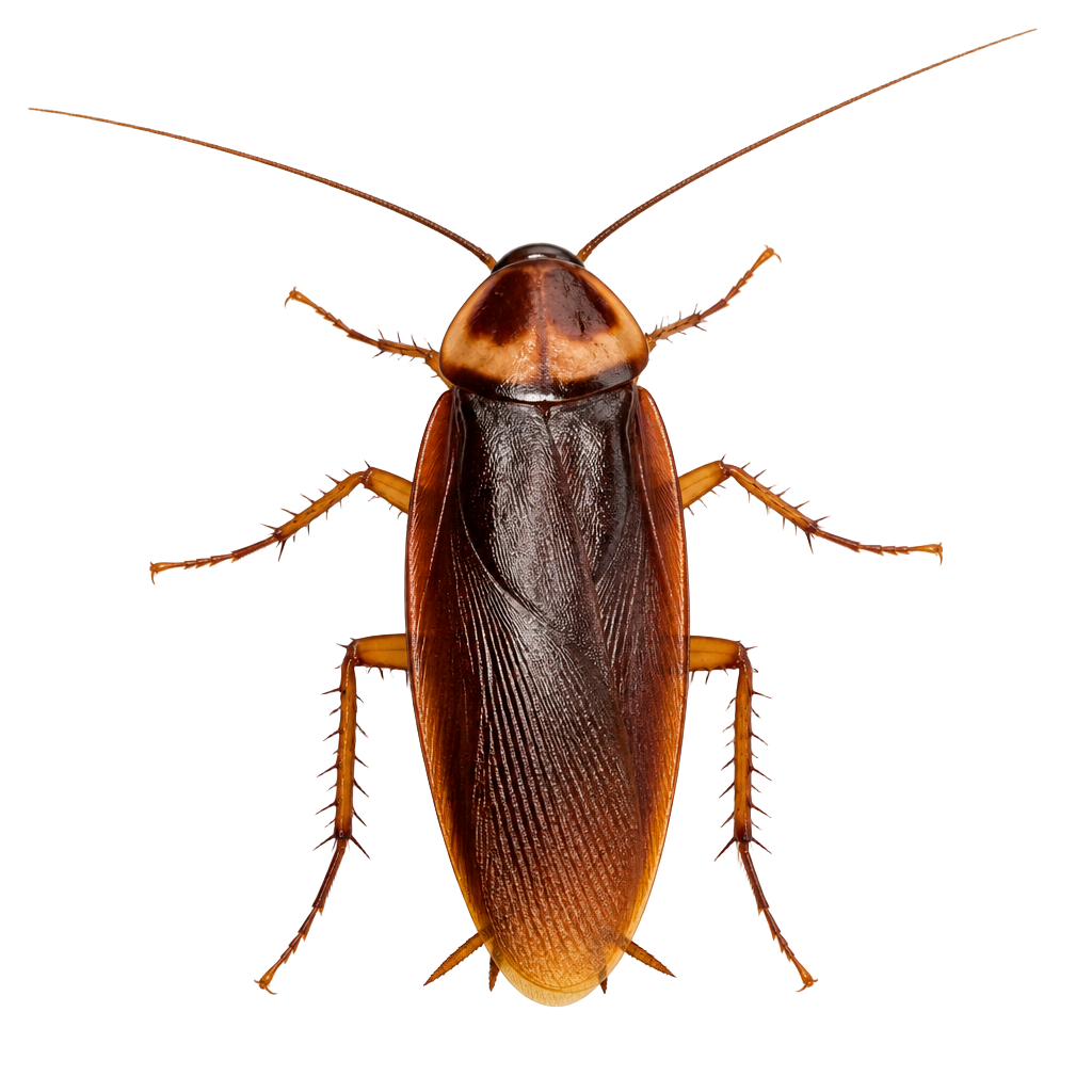 Close-up of an American cockroach